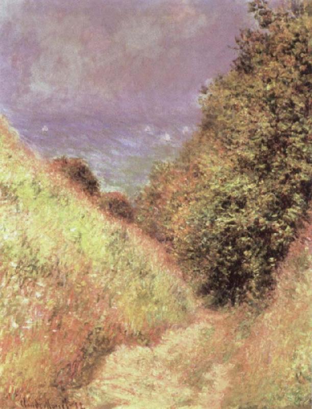 Claude Monet The Path at La Cavee at Pourville china oil painting image
